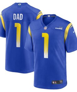 Number 1 Dad Los Angeles Rams Nike Game Jersey - Royal