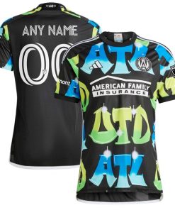 Atlanta United FC adidas 2024 The 404 Authentic Custom Jersey - Black