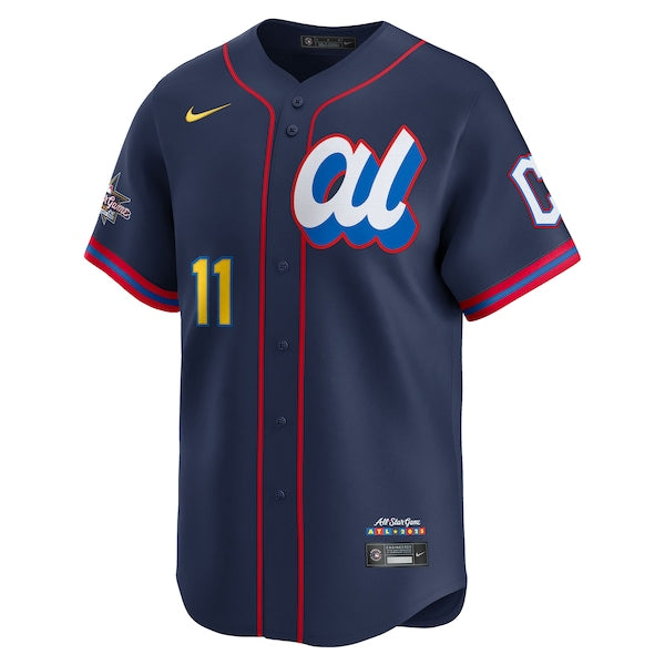 Jos¨¦ Ram¨ªrez American League Nike 2025 All-Star Edition Limited Player Jersey - Navy - Image 2