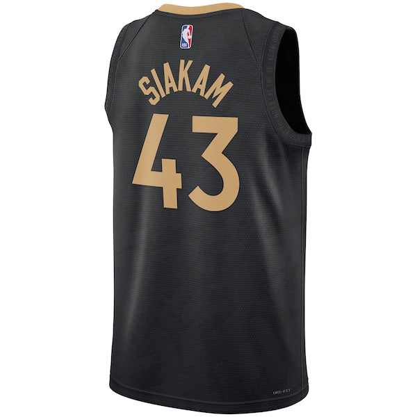 Pascal Siakam Toronto Raptors Nike Unisex 2022/23 Swingman Jersey - City Edition - Black - Image 3