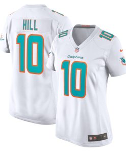 Tyreek Hill Miami Dolphins Nike Women's Player Jersey - White/Aqua