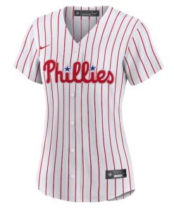 Alternative view of Bryson Stott Philadelphia Phillies Nike Women's Home Replica Jersey - White