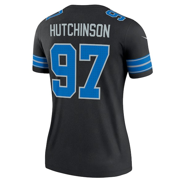 Aidan Hutchinson Detroit Lions Nike Women's Legend Jersey - Black - Image 3