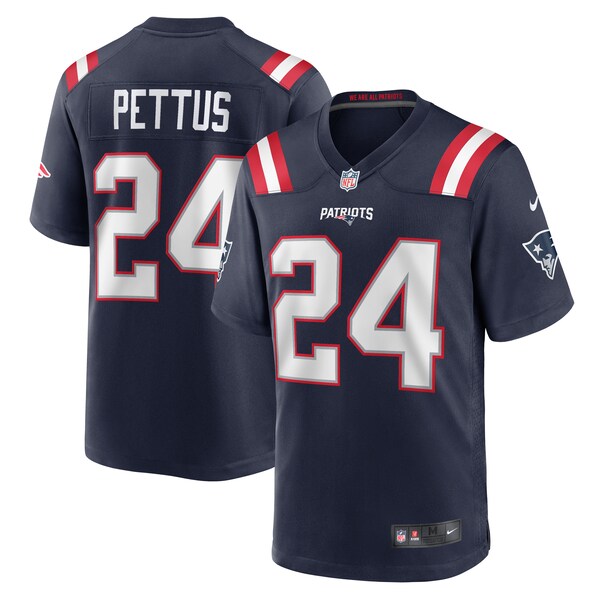 Dell Pettus New England Patriots Nike Game Jersey - Navy