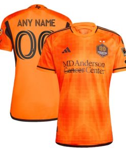 Houston Dynamo FC adidas 2024 El Sol Authentic Custom Jersey - Orange