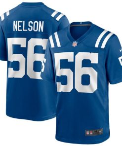 Quenton Nelson Indianapolis Colts Nike Player Game Jersey - Royal/White