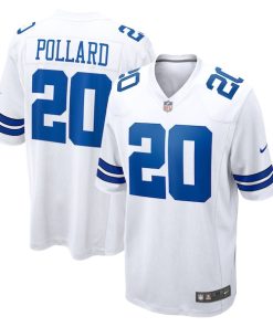 Tony Pollard Dallas Cowboys Nike Game Player Jersey - White/Navy
