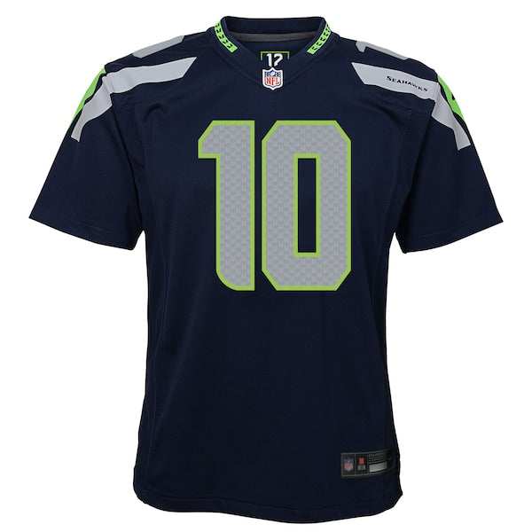 Cooper Kupp Seattle Seahawks Nike Youth Game Jersey - College Navy/Neon Green - Image 3