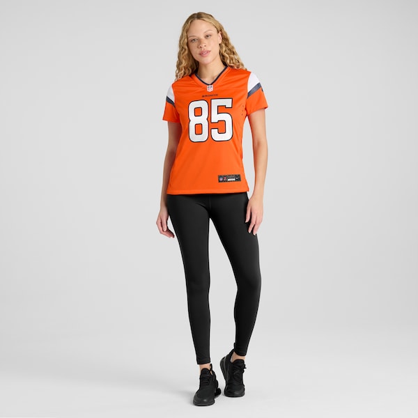 Lucas Krull Denver Broncos Nike Women's Team Game Jersey - Orange - Image 5