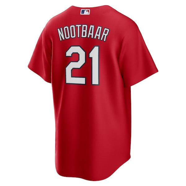 Lars Nootbaar St. Louis Cardinals Nike Big & Tall Alternate Replica Player Jersey - Red - Image 3