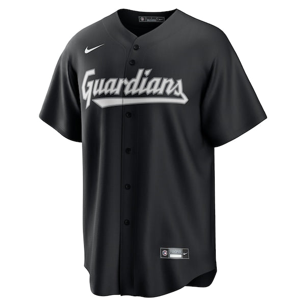 Jos¨¦ Ram¨ªrez Cleveland Guardians Nike Lights Out Replica Player Jersey - Black - Image 2