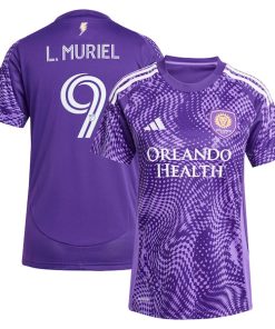 Luis Muriel Orlando City SC adidas Women's 2025 Perfect Storm Replica Player Jersey - Purple