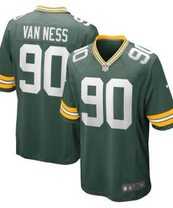 Lukas Van Ness Green Bay Packers Nike 2023 NFL Draft First Round Pick Game Jersey - Green