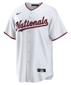 Alternative view of James Wood Washington Nationals Nike Home Replica Jersey - White