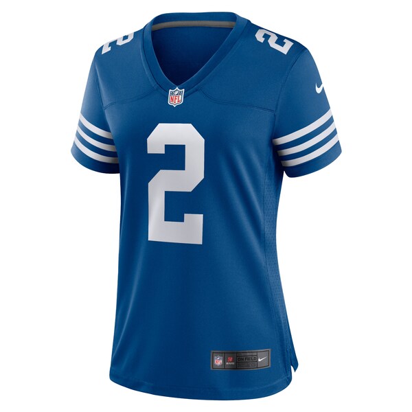 Carson Wentz Indianapolis Colts Nike Women's Alternate Game Jersey - Royal/White - Image 3
