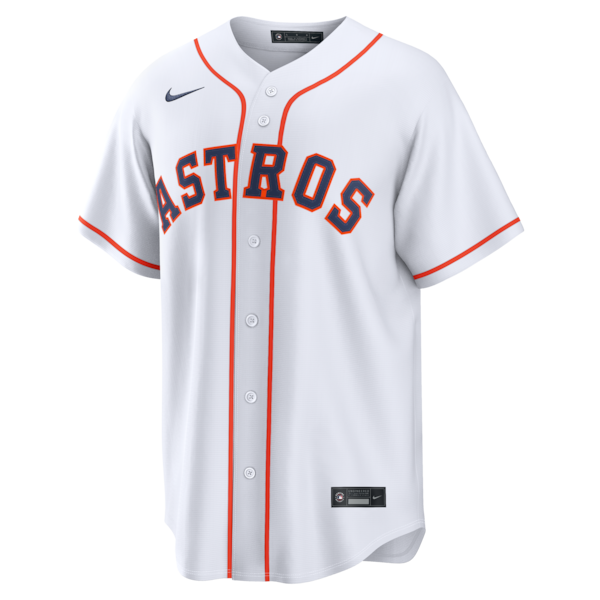 Jose Altuve Houston Astros Nike Home Replica Jersey - White - Image 2