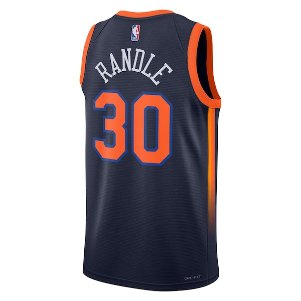 Julius Randle New York Knicks Jordan Brand Unisex Swingman Jersey - Statement Edition - Navy - Image 3