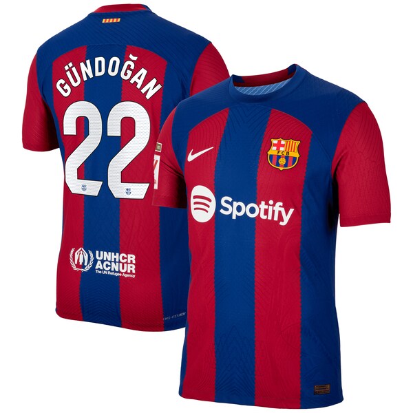 Ilkay G¨¹ndogan Barcelona Nike 2023/24 Home Match Authentic Player Jersey - Royal/Aqua/White - Image 2