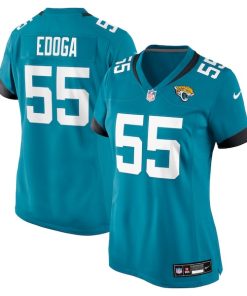 Chuma Edoga Jacksonville Jaguars Nike Women's Team Game Jersey -  Teal