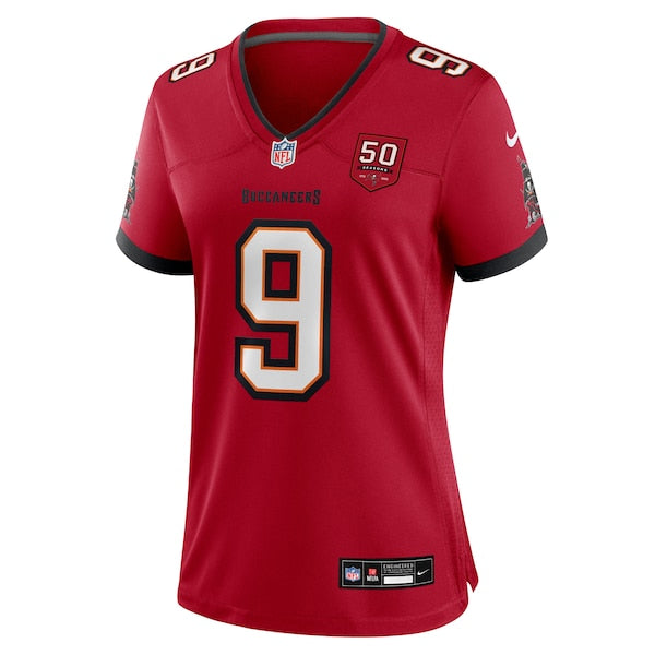Emeka Egbuka Tampa Bay Buccaneers Nike Women's 50th Season Team Game Jersey - Red/Creamsicle/White - Image 3