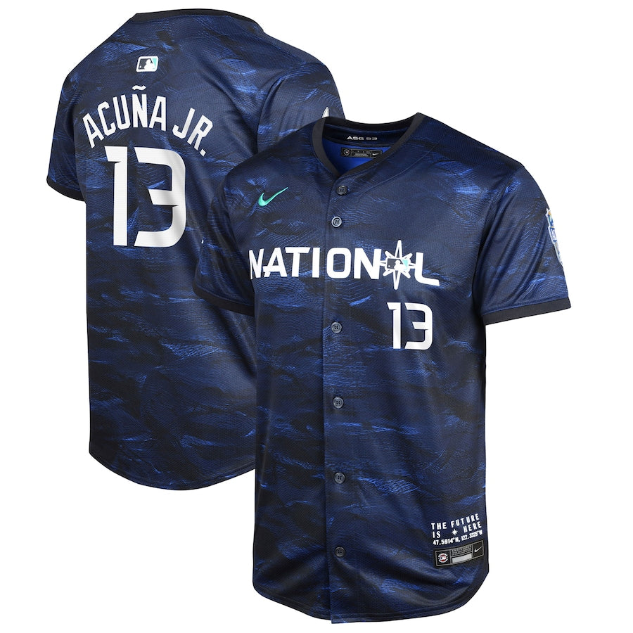Ronald Acu?a Jr. National League Nike Youth 2023 MLB All-Star Game Limited Player Jersey - Royal