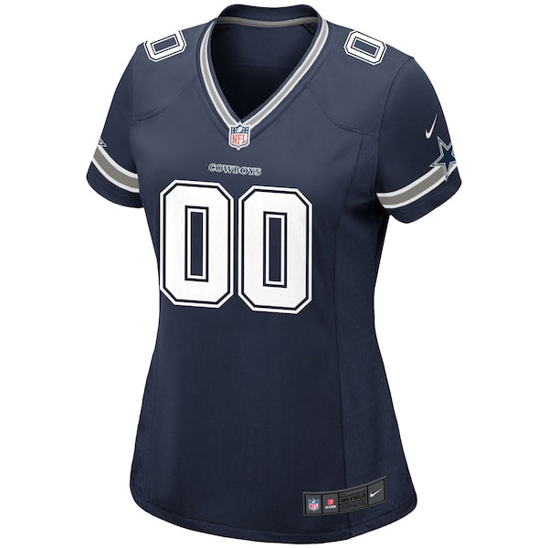 Dallas Cowboys Nike Women's Custom Game Jersey - Navy - Image 2