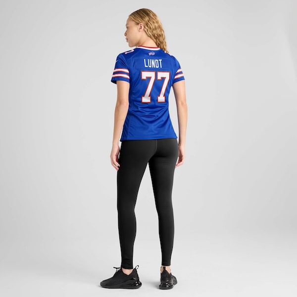 Chase Lundt Buffalo Bills Nike Women's Team Game Jersey - Royal - Image 5