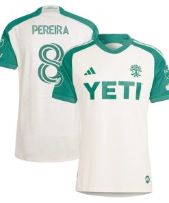 Daniel Pereira Austin FC adidas 2024 The Armadillo Kit Authentic Player Jersey - Tan