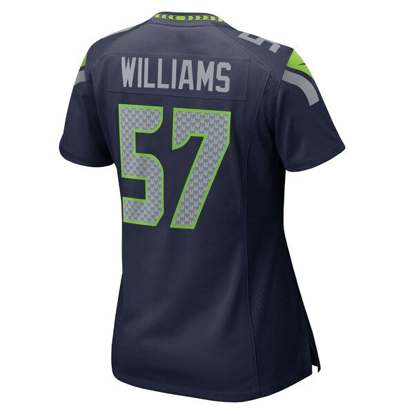 Connor Williams Seattle Seahawks Nike Women's Team Game Jersey - College Navy - Image 4