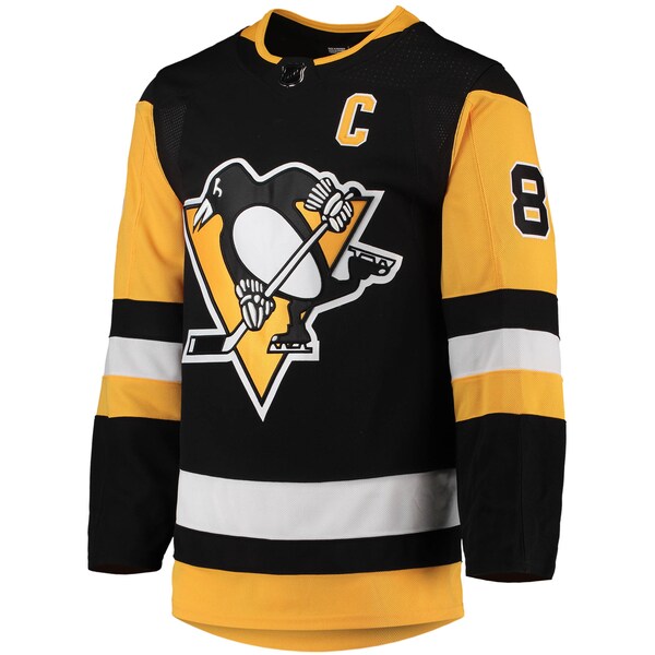 Sidney Crosby Pittsburgh Penguins adidas Home Primegreen Authentic Player Jersey - Black - Image 2