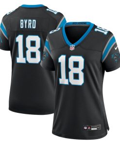 Damiere Byrd Carolina Panthers Nike Women's Team Game Jersey - Black