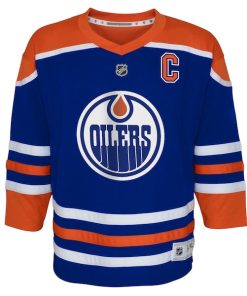 Alternative view of Connor McDavid Edmonton Oilers Youth Home Replica Player Jersey - Royal