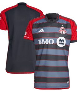 Toronto FC adidas 2024 Club Kit Authentic Jersey - Gray