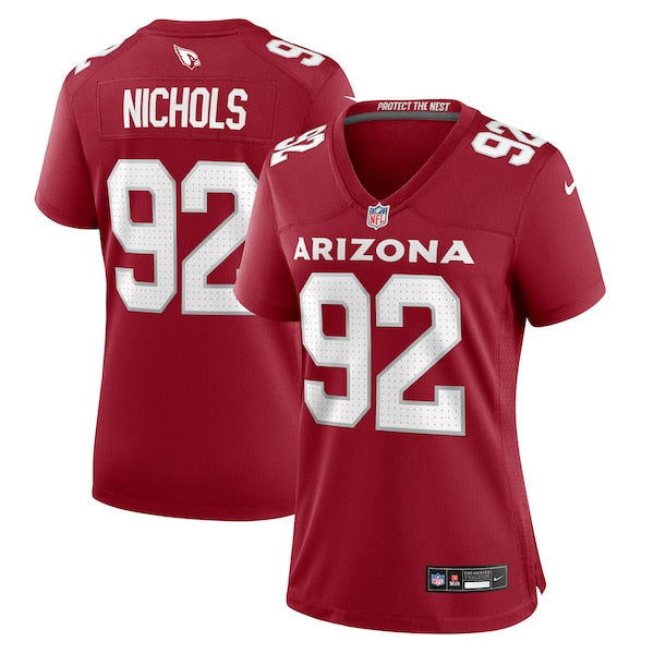 Bilal Nichols Arizona Cardinals Nike Women's Game Jersey - Cardinal - Image 2