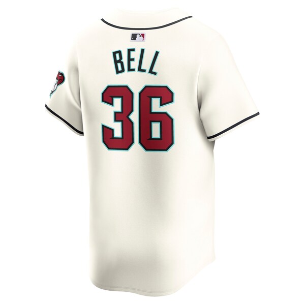 Josh Bell Arizona Diamondbacks Nike Home Limited Player Jersey?ยจC White - Image 3