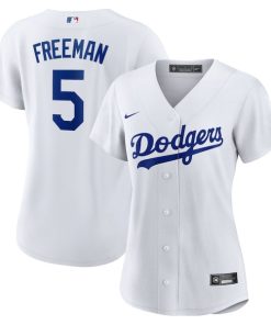 Freddie Freeman Los Angeles Dodgers Nike Women's Replica Player Jersey - White/Royal