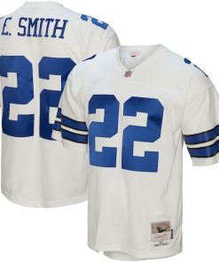 Emmitt Smith Dallas Cowboys Legacy Replica Jersey - White/Navy