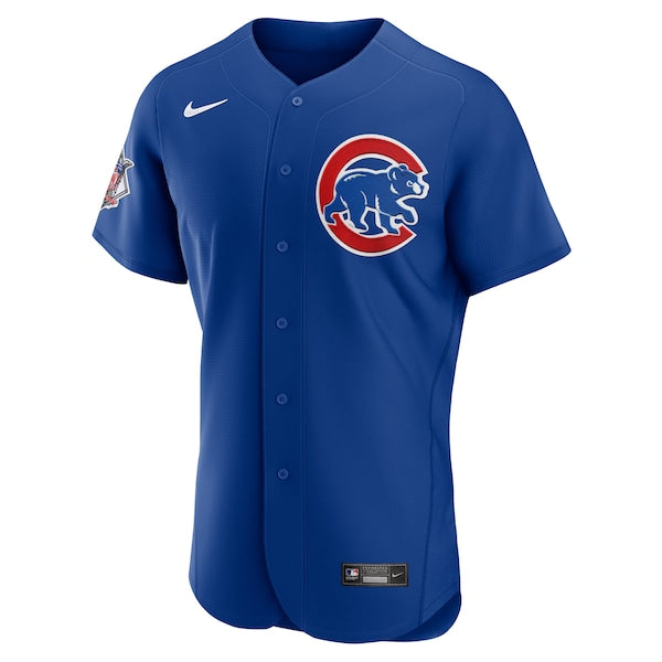 Chicago Cubs Nike Alternate Authentic Custom Jersey - Royal - Image 2