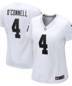 Alternative view of Aidan O'Connell Las Vegas Raiders Nike Women's  Game Jersey -  White/Black