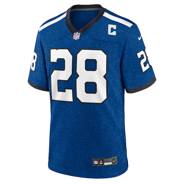 Marshall Faulk Indianapolis Colts Nike Indiana Nights Alternate Game Jersey - Royal - Image 2