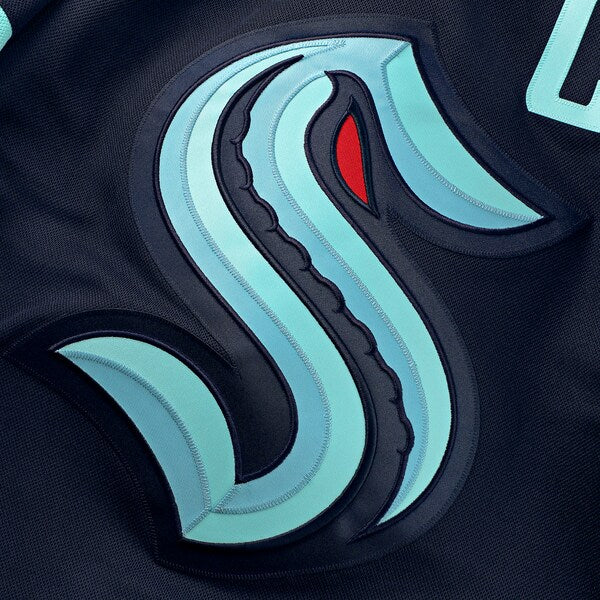 Brandon Tanev Seattle Kraken Home Premium Jersey - Deep Sea Blue - Image 4