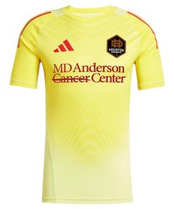 Alternative view of Houston Dynamo FC adidas 2025 Goalkeeper Jersey - Yellow