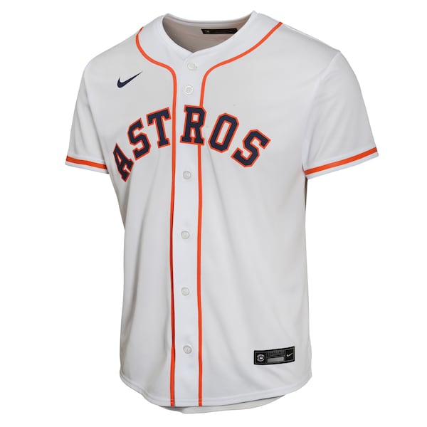 Houston Astros Nike Youth Home Game Jersey - White - Image 2