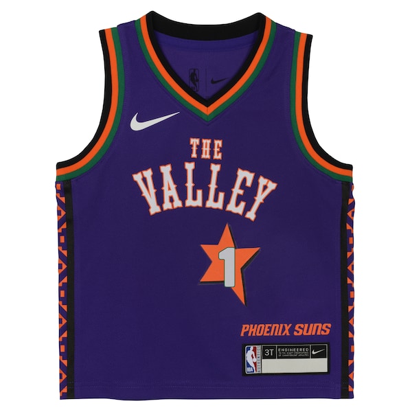 Devin Booker Phoenix Suns Nike Toddler 2024/25 Swingman Player Jersey - City Edition - Purple - Image 2