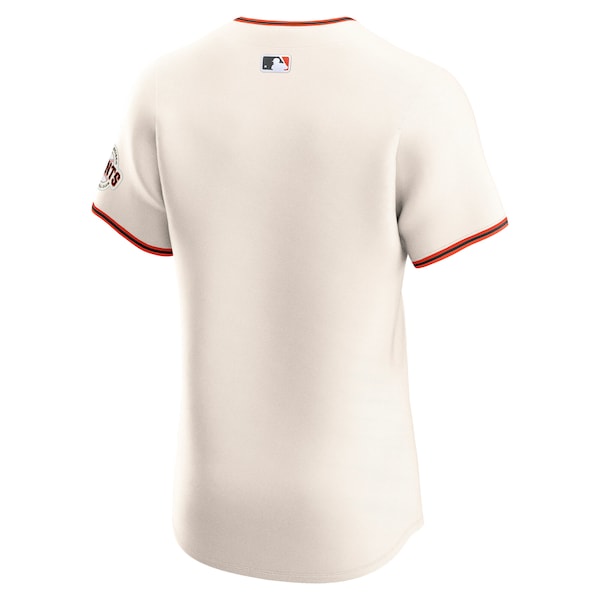 San Francisco Giants Nike Home Elite Jersey - Cream - Image 3