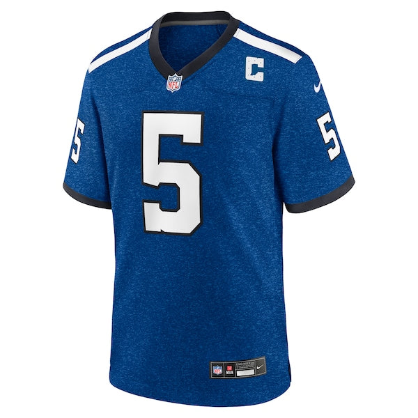 Anthony Richardson Sr. Indianapolis Colts Nike Alternate Indiana Nights Game Jersey - Royal - Image 2