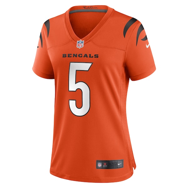 Tee Higgins Cincinnati Bengals Nike Women's Alternate Game Player Jersey - Orange/Black - Image 3