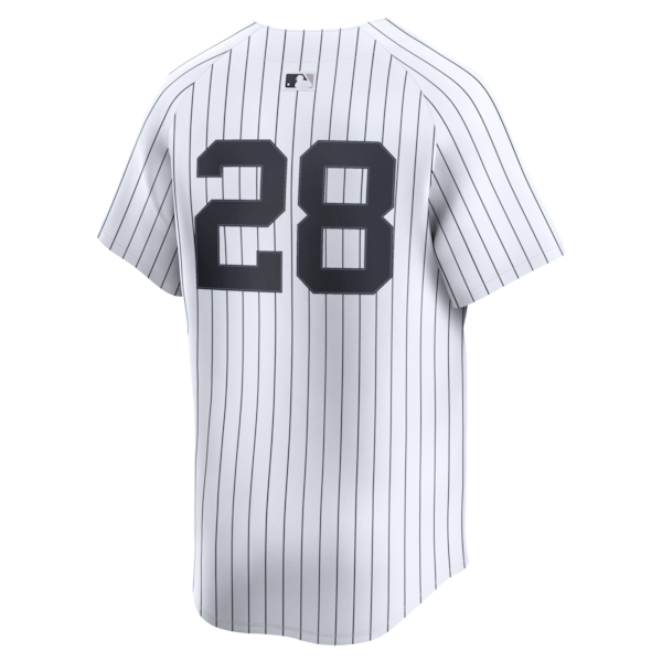 Austin Wells New York Yankees Nike Home Limited Player Jersey - White - Image 3