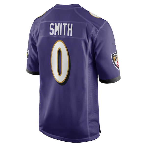 Roquan Smith Baltimore Ravens Nike Team Game Jersey - Purple - Image 3