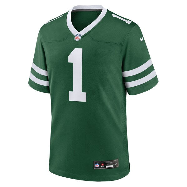 Number 1 Groom New York Jets Nike Game Jersey - Legacy Green - Image 2